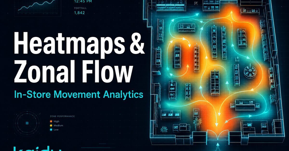 In-Store Heatmaps & Zonal Flow Analytics | Kaidu